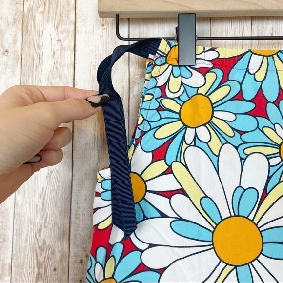 Hanna Andersson Mod Daisy Print Pillowcase Sleeveless Dress Size 6/7 Girls - Picture 7 of 11